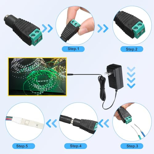 Pack De 10 Fuentes De Poder 12v Para Luces Led 2a
