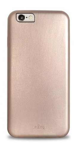 Estuche De Piel Ecologica Para iPhone 6/6s En Dorado