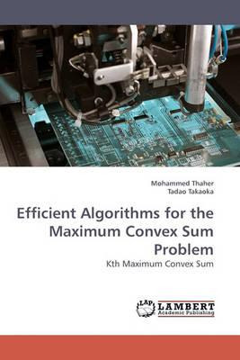 Libro Efficient Algorithms For The Maximum Convex Sum Pro...