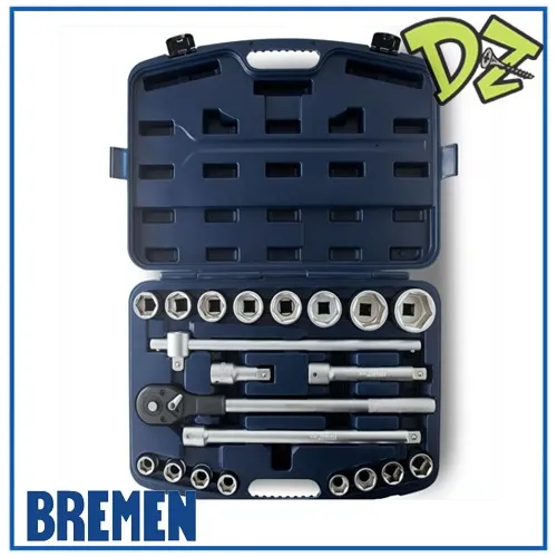 Juego Llaves Tubo Bremen Encastre 3/4 - 21 Piezas 5909 Dgm