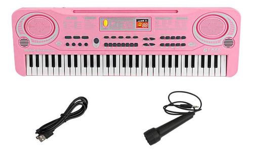 Imagen 2 de 12 de 61 Teclas Teclado Electrónico Piano Digital Musical Con
