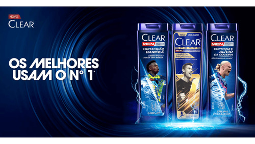 Shampoo Anticaspa Clear Men Ice Cool Menthol 200ml
