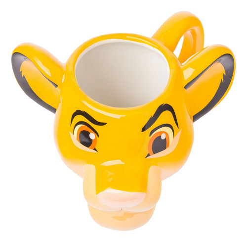Taza Esculpida 3d El Rey León Simba Rey De La Selva