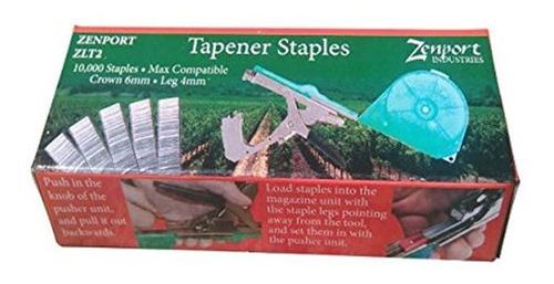 Imagen 1 de 1 de Zenport Zlt2 Zenmax Box Of Tapener Staples 10000count