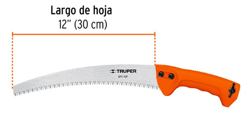 Serrucho De Poda 12 Hoja Curva 6 Dpp Mango Plástico, Truper
