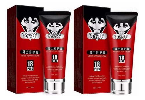 2pcs Placer Gel De Masaje En Crema Para Agrandar El Pene Más