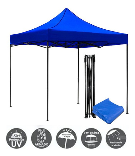 Toldo 3x3 Azul 