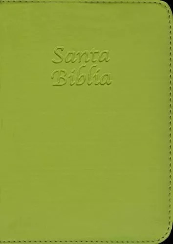 Biblia Rvr60 Bolsillo Verde Con Cierre