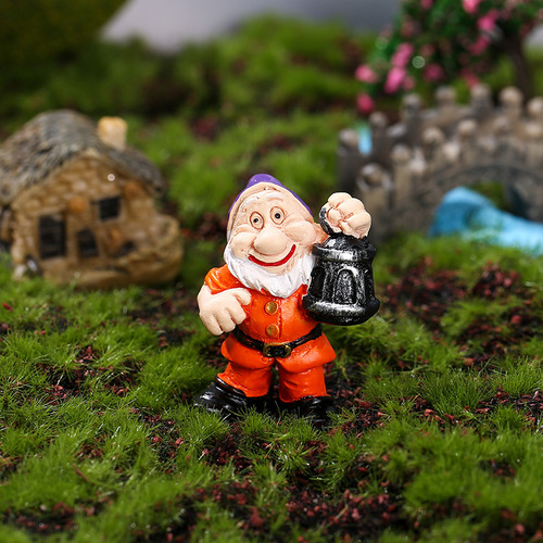 Número 2 - Figuras De Bonsái De Resina De Gnomos En Miniatur