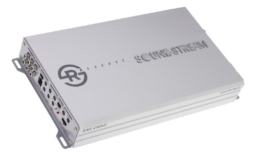 Amplificador Soundstream Rs5.4500d Full Range De 5 Canales Color Blanco