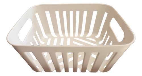 Canasto Organizador Cocina Escritorio Multiuso Alacena Blanco