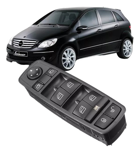 Comando Botao Vidro Eletrico B180 B200 05 A 12 S/rebatimento