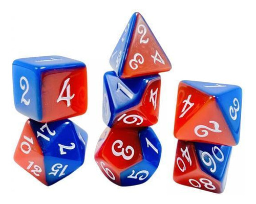 2 Juego De Dados De 7 Uds., Juego De Juguetes De