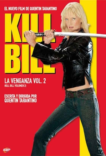 Dvd Kill Bill: Volumen 2. Quentin Tarantino