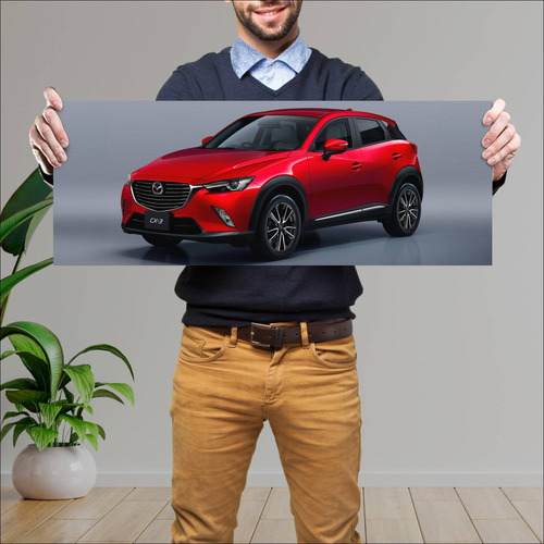 Cuadro 30x80cm Auto 2015 Mazda Cx 3 Jp Auto 64