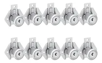 Comprar Kit 10 Fechaduras Para Móveis 301 Corpo 22mm Stam Cromado