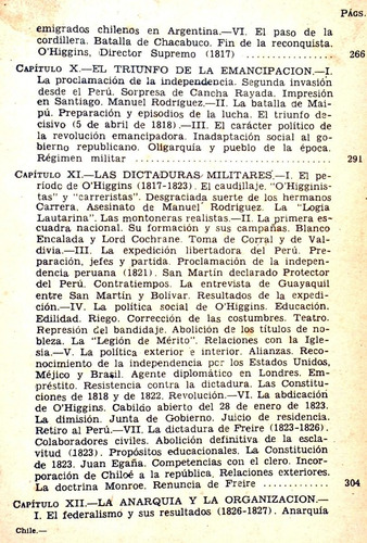 Historia De Chile Luis Galdames Empresa Editora Zig Zag 1944 (Usado)