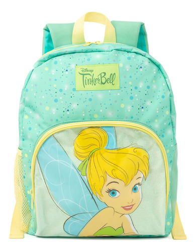 Disney Tinker Bell Girls Mochila | Enchanting Green Glitter