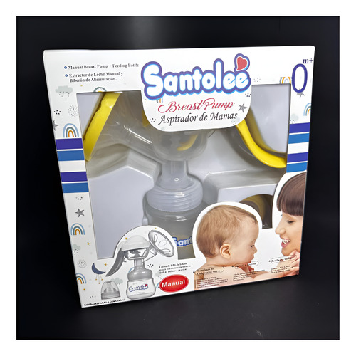 Extractor Manual Leche Materna Biberón Botella Succión Bebe