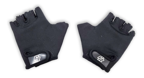 Guantes Cortos Bicicleta Mtb Gimnasio Gel Negro Solomototeam