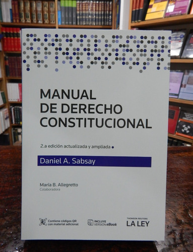 Sabsay Manual De Derecho Constitucional. Nuev