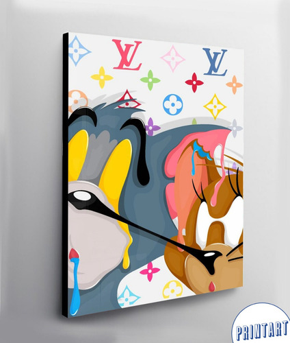 Cuadros Decorativos Tom And Jerry En Canvas 