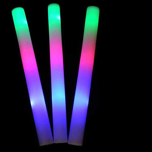 Up Foam Sticks Glow Batons With 3 Mod Flashing Effect For