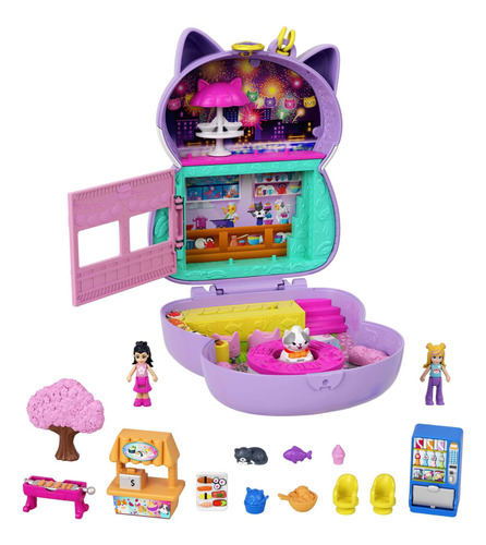 Polly Pocket Sushi Shop - Juego Compacto Con Temática De S.