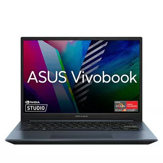 Laptop Asus VivoBook Pro M3401 quiet blue 14", AMD Ryzen 5 5600H 8GB de RAM 512GB SSD, NVIDIA GeForce RTX 3050 60 Hz 2560x1600px Windows 11 Home