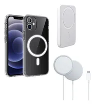 Comprar Funda Magnética +inalámbrico +batería Compatible Para Iphone Transparente\u002F Iphone 15