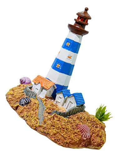 (a) Faros Artificiales, Peceras, Castillos, Decoraciones Par