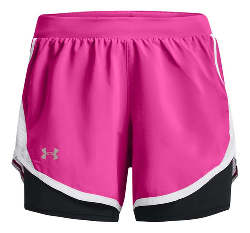 Short Under Armour Ua Fly By 2.0 2n1 Sh Black Para Dama