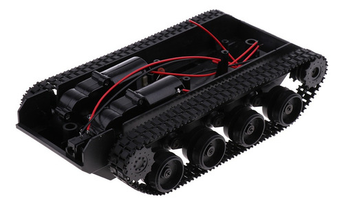 Chassi Carro Tanque Choque Leve Robô Inteligente Diy Com Kit