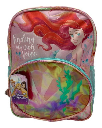 Mochila Pequeña Preescolar Ruz Disney Princesas Sirenita 175545 Coleccion Sing Color Rosa