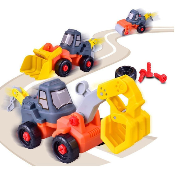 triciclo en forma de tractor