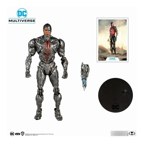Imagen 1 de 3 de Figura Cyborg Justice League 2021 Dc Multiverse Mcfarlane