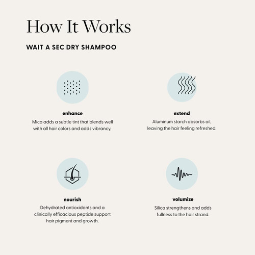 Shampoo Seco Arey Wait A Sec | Absorve A Oleosidade E Adici