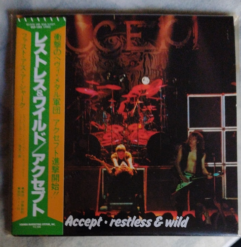 Accept Restless And Wild Cd Minilp Con Obi Impecable