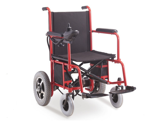 Silla De Ruedas Motorizada Electrica Plegable Aspen Jl102 Color Rojo - Negro