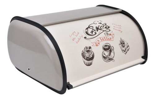 Contenedor Para Pan De Gran Capacidad Con Bonito Diseño, Pue