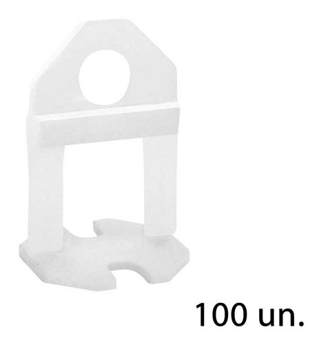 Nivelador De Porcelanato Piso 1,00mm - 100 Pças- Moldimplas 