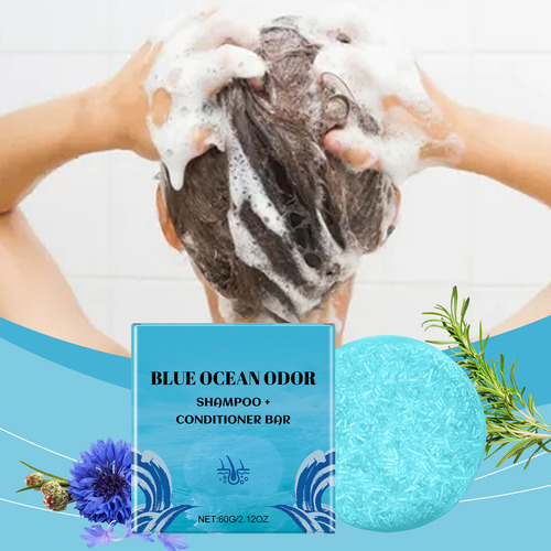 Shampoo E Cond Hair Clean Purifying L Look And Shines Blue