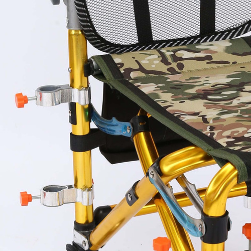 2 Aleación De Aluminio Silla De Pesca Universal Soporte De