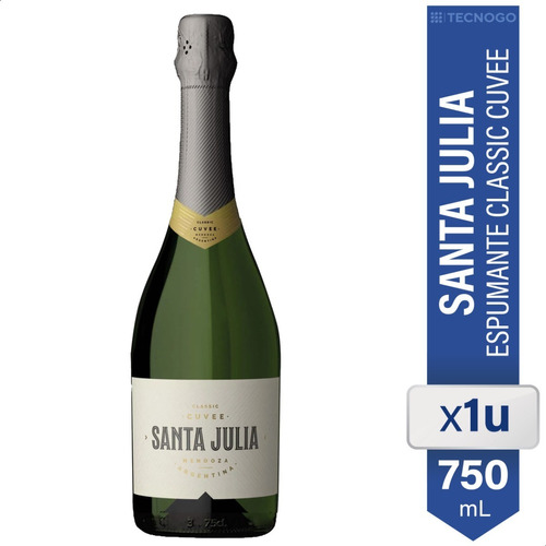 Espumante Santa Julia Cuvee Clasicc Champagne - 01almacen