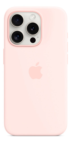 Apple Funda Silicona iPhone 15 Pro Max Mag - Pink