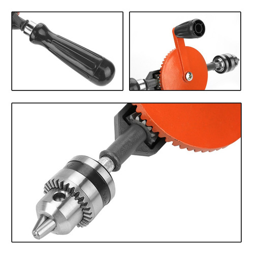 A Taladro De Manivela Portátil De 1/4 Mini Taladro Manual
