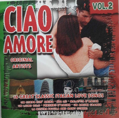 Ciao Amore Volumen 2 Originales Exitos Italianos Cd Pvl