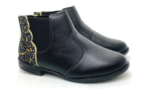 Imagen 1 de 4 de Bota Con Brillos Nenas Molekinha 2167127