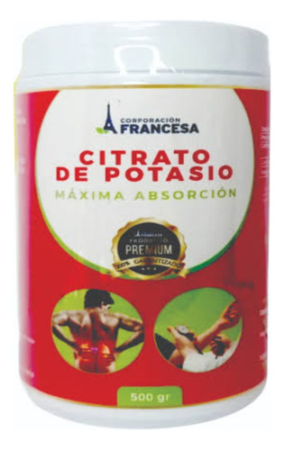 Citrato De Potasio 500 Gr - Producto Aleman