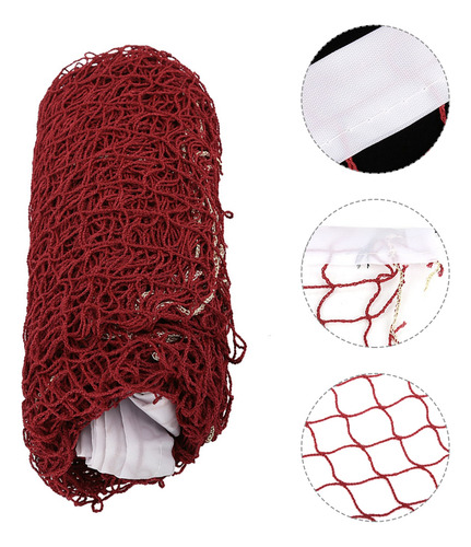 Red De Bádminton Azul Roja 12 Para Exteriores, 2 Colores, Po